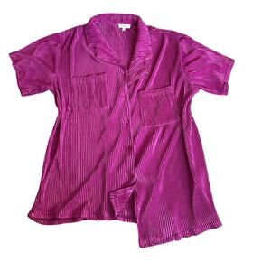 Better Be Pink Pleated Festival Top Medium